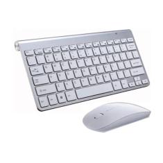 Kit Teclado Mouse Tecrado Fino Leve Bom Smartv e Pc