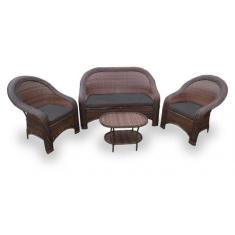 Conjunto de Sofás Fibra Sintética Tóquio - 1 Sofá 2L + 2 Poltronas + 1