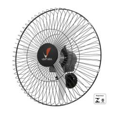 Ventilador de Parede 60cm Ventura Oscilante Preto Bivolt Ventidelta, P