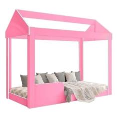 Cama Infantil Montessoriana Casinha Com Proteção Lateral Crystal