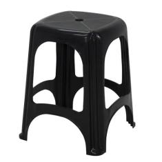 Kit 2 Banqueta Tramontina Niteroi em Polipropileno Preto