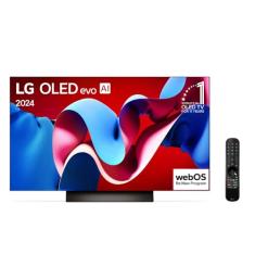 Smart TV 4K 65" LG OLED evo OLED65C4 Processador α9 Ger7 AI Painel 144Hz Intensificador de Brilho Design Ultra Slim Dolby Vision Dolby Atmos