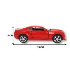 Carro De Ferro Camaro Miniatura Abre Capô Mala coleção Carro