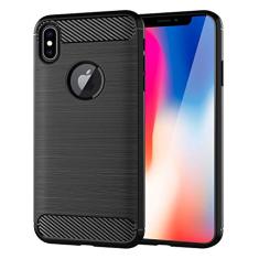 Capa para Apple iPhone X, sensação macia, proteção total, anti-arranhões e impressões digitais + capa de celular resistente a arranhões para Apple iPhone X