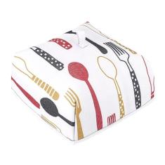 Barraca de Cobertura de Alimentos Isolada de Folha de Alumínio Quente, Design Quadrado Dobrável, à Prova de Poeira, Refeições Saborosas, Barraca de Cobertura de Alimentos