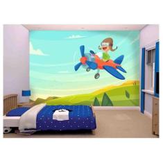 Papel De Parede Infantil Quarto De Bebê Avião Azs178 - Você Decora