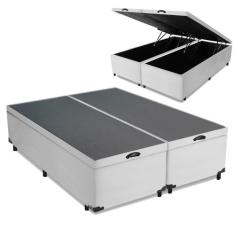 Cama Box Baú Solteiro, Casal, Queen ou King - Diversas Cores - Colchom