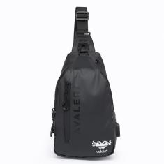 Bolsa Shoulder Bag Cavalera Masculina Transversal Mochila Dia a Dia Passeio 4 Litros-Unissex