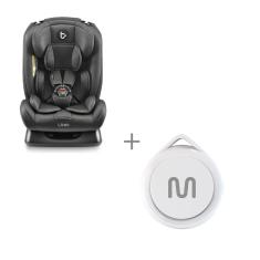 Kit Cadeirinha infantil para carro Litet Mass 0-36kg + Rastreador MTag BB4564K
