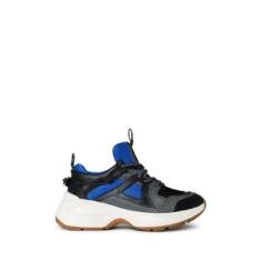 Tênis King Rubber Cross Atanado preto/ nylon royal 38-Masculino