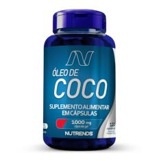 Nutrends Óleo De Coco Suplemento alimentar 1000Mg 120 Cápsulas
