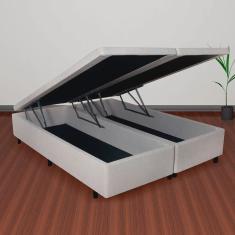 Cama Baú Queen 158cm X198cm Madeira em Eucalipto