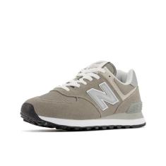New Balance Tênis feminino 574 Core, Cinza/branco, 40