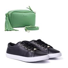 Tenis Feminino Casual Promocao + bolsa alca transversal