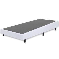 Cama Box Solteirão Anti Refluxo Branco Inclinada 97x203cm BF Colchões