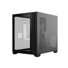 Gabinete Gamer Forcefield Black Vulcan - Frontal E Lateral Em Vidro - 