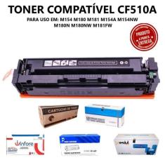 Toner compatível cf510a preto  204a CF510A 204A  M180NW M180  Compativ