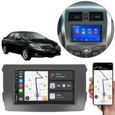 Kit Multimídia Mp5 Corolla 2009-2014 7 Pol Carplay Android-Auto + Câme