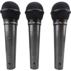 Microfone Kadosh KDS-300 com 3 peças, Mão, Microfones, Padrão, Mão