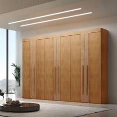 Guarda Roupa Casal 6 Portas Lucca Rufato