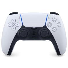 Controle Playstation 5 Sem Fio Dualsense Branco PS5, Branco