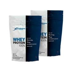 Whey Protein 100% 4,2kg Healthtime (2 Refis) - HEALTH TIME, CHOCOLATE