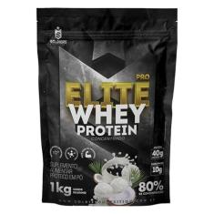 Elite Pro Whey Protein Concentrado 80% - Beijinho - 1kg - Soldiers Nutrition