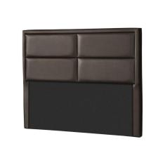 Painel De Cama Box Estofada Casal New York Courano Marrom - Probel