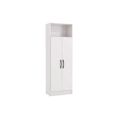 Guarda Roupa Solteiro 2 Portas Multiuso N408 Branco