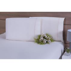 Jogo Lençol Mini Cama 2 PEÇAS Percal 200 Fios Palha