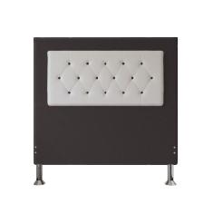Cabeceira Casal 1,40m Havana Suede Marrom Dal Poz Estofados