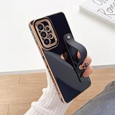 Capa de suporte de pulso de coração para samsung s22 ultra s22 plus s21 s20 fe a53 a13 a52 a12 a52s 5g capa protetora de telefone para samsung a52