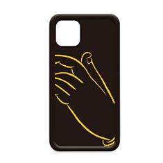 Capa Culture Religion preta e amarela para iPhone 11 Pro Max para Apple Mobile Case Shell