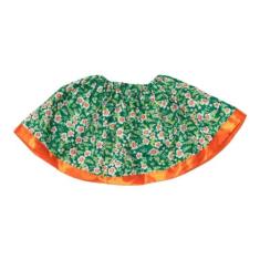 Saia Arraial Festa Junina Feminino Fantasia Infantil - Selys, Estampa 