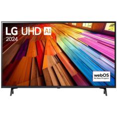 Smart TV LG 55'' 4K Ultra HD 55UT8000PSA, Processador AI a5 4K Gen7, WiFi, Bluetooth, HDR10 Pro, Alexa, Airplay2, WebOS 24  LG