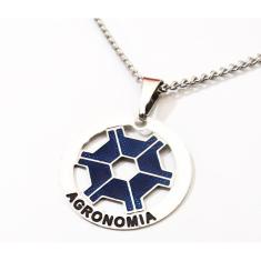 Colar Cordão Gargantilha Agronomia Agrônomo Inox.