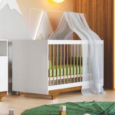 Berço Mini-Cama Flocos com Colchão Tigus Baby