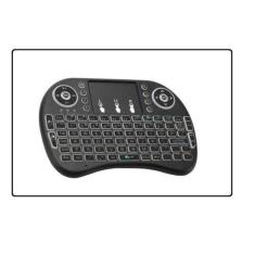 Mini Teclado Led Wireless Sem Fio Com Mouse Touch Pad- Preto