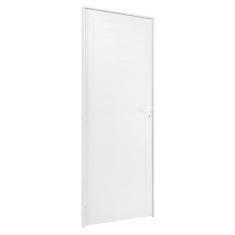 Porta de Aluminio Lambril 210 Cm X 70 Cm Branco