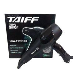 Secador de cabelo profissional taiff new smart 1700w - 127v, Preto, 11