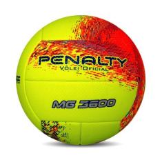 Bola De Vôlei MG 3600 XXI Penalty, Amarelo, Laranja, Azul
