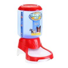 Comedouro Automático para Cachorro Galão 1Kg Truqys Pet, Vermelho