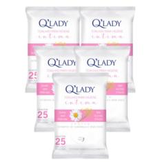 Kit C5 Toalhas Íntimas Sem Perfume Suave e Delicada - Q Lady - PROCTER