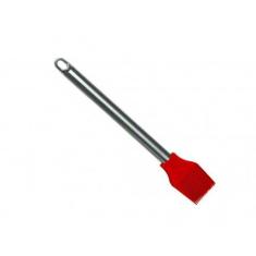 Pincel de Silicone Cabo Inox Vermelho  Mimo