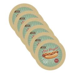 Sousplat Hot dog - NSW, 6 Peças, Sem base