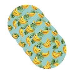 Sousplat Tropical Banana - NSW, 4 Peças, Sem base