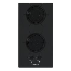 Cooktop 2 Bocas Venax Libero Preto Gas Glp, Bivolt