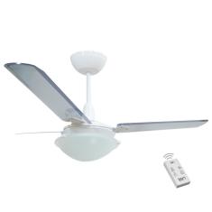 Ventilador Unions Branco 110v 3 Pás Transparentes E Controle