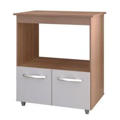 Balcao Multiuso C/ Tampo 83 cm 2P Angela Mobbs - Moblis Móveis, Savana