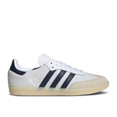 Adidas Samba OG Tênis masculino, Branco nuvem/índigo noturno/branco creme, 38